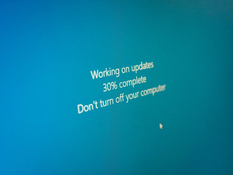 windows update message